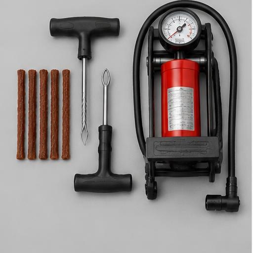 Flat Tyre Repair Kit — Hand Tools & Storage